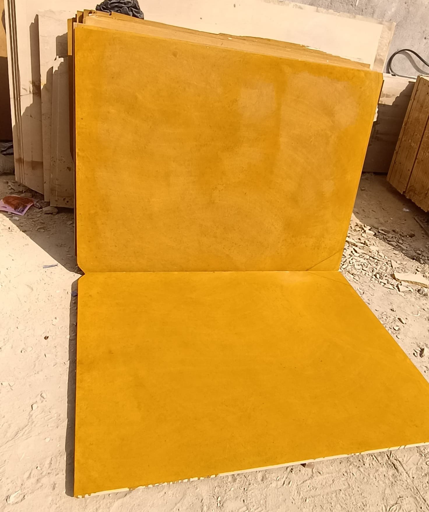 Jaisalmer Yellow Moolsagar Polished Marble 18mm (Khandupa/Mundri/Sipla)